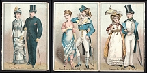 Styles of Dress, New York, United States, Stock of Cinderellas, Non-Postal Stamps, Labels, Advertising, Charity, Propaganda
