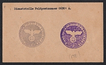 Swastika, Third Reich, Germany, Field Post Feldpost Cover
