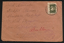 1932 International Letter from Bogdanovka Gnanedfeld, Village of Metonite Germans, Sc. 421