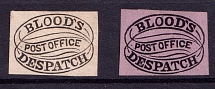 Blood's Post Office Dispatch, United States Locals & Carriers (Old Reprints and Forgeries)