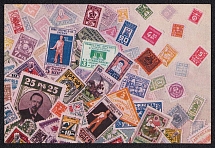 1929 Calendar, Soviet Union, Stock of Cinderellas, Non-Postal Stamps, Labels, Advertising, Charity, Propaganda