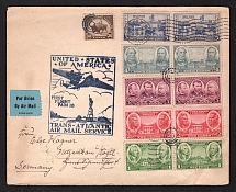 1939 (20 May) United States Airmail cover from New York to Germany via Marseille, 1st Trans-Atlantic flight of 'Fam 18'