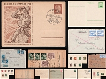 1939-45 Germany, Occupations, Propaganda, Field Post, Stock of Covers and Postcards (Canceled)