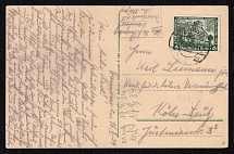 1934 (16 Feb) Memorial, Third Reich, Germany, Nazi, Postcard from Hanover to Cologne franked with 6pf Wagner stamp