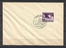 1942 Third Reich cover with special postmark Berlin 100 years post office