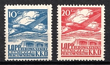 Air Defense League of the Country (L.O.P.P.), Poland, Non-Postal, Cinderella (MNH)