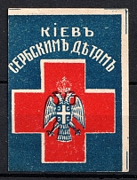 1914 Children Help Care, Kiev, Russian Empire Charity Cinderella, Ukraine