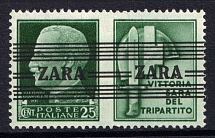 1943 25c Zadar, German Occupation, Germany (Mi. 35 II, CV $70)