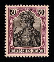 1905 50pf German Empire, Germany (Mi. 91 I x, CV $310, MNH)