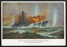 1942 German battleships in action