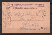 1916 Austrian Infantry in Ukraine WWI Fieldpost Postal Card