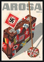 1923-1945 'Arosa', Propaganda Postcard, Third Reich Nazi Germany