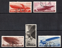 1934 The Airships of the USSR, Soviet Union USSR (Full Set, Canceled)