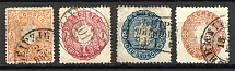1863-67 Saxony Germany (Cancelled)