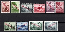 1941 Serbia, German Occupation, Germany, Airmail (Mi. 16 - 25, Full Set, CV $200)
