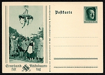 1937 The official post card commemorating both Harvest Day and Farmers Day