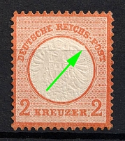 1872 2gr German Empire, Germany (Mi. 24 I, Notch in the Inner Circle under 'p' in 'Post', CV $1,170, MNH)