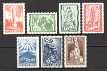 1937 Latvia (CV $10, Full Set)