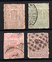 1869-71 Netherlands (CV $250, Canceled/MH)