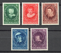 1955 Netherlands (CV $30, Full Set, MNH)