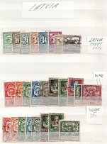 1922-28 Latvia Revenue, Court Fee (Canceled)