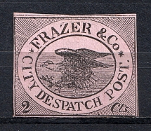 2c `Frazer & Co` City Despatch Post, USA, Local