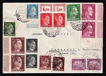 1945 (23May) Teplice-Sanov, Czechoslovakia, Local Revolutionary Overprints 'Csl. posta', Cover to Cukmantl
