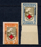 1923 Estonia (Perforated, Full Set, Signed, CV $360, MNH)