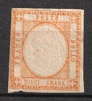 1861 10Gr Italy (Mi. 6a, CV $170)