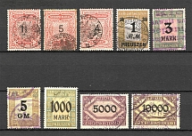 Prussia Germany Revenue Stamps Group of Stamps (Canceled)
