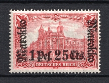 1911-19 1.25P Morocco, German Offices Abroad