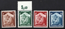 1935 Third Reich, Germany (Mi. 565 - 568, Full Set, CV $20)