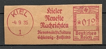 1935 Kiel Latest News Newspaper Clipping