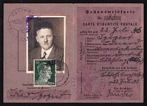 1943 Identity Card, Nazi Germany