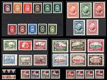 1921-40 Latvia (Full Sets, CV $210)