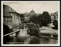 Nuremberg. Photo Ketten Bridge and the New Gateway