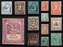 1856-70 New York, United States, Locals, Stock