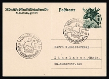 1939 '27th German Eastern Trade Fair. Koenigsberg 1939', Propaganda Postal stationery, Third Reich Nazi Germany