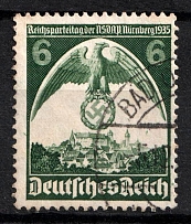 1935 Third Reich, Germany (Mi. 586 Y, Canceled, CV $290)