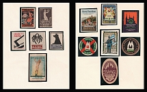 Germany, Stock of Cinderellas, Non-Postal Stamps, Labels, Advertising, Charity, Propaganda (#382)