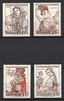 1957 Czechoslovakia (Mi. 1051 - 1054, Full Set, CV $30, MNH)