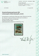 1941 30k Telsiai, Lithuania, German Occupation, Germany (Mi. 21 III b, Certificate, CV $600, MNH)