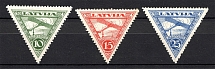 1931 Latvia Airmail (Full Set, CV $25)