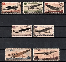 1937 Airmail, Aviation of the USSR, Soviet Union USSR (Full Set, Canceled)
