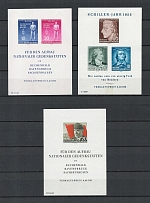 1955-56 German Democratic Republic, Germany (Blocks, CV $70, MH/MNH)