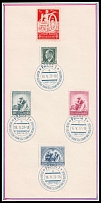 1937 (16 May) Czechoslovakia, '40 years of the Czech National Social Party', Souvenir Sheet (Cancellations)