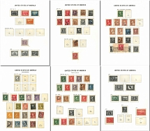 1894-1920 United States, Stock of Stamps (Canceled)
