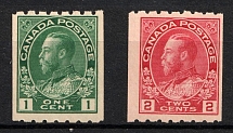 1912-21 Canada (SG 219, 221, CV $70, MNH)