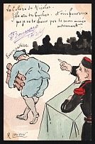 1914-18 'A verdict from Nicholas' WWI European Caricature Propaganda Postcard, Europe