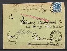 1915 A Rare Letter from a Prisoner of War from Orenburg to Germany, Name Censorship, Dosil In Germany